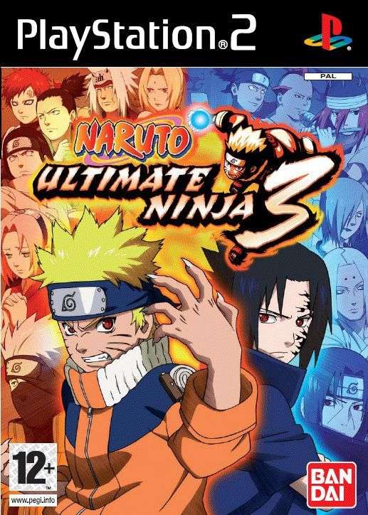 Naruto: Ultimate Ninja 3 (PS2)(Pwned) - Namco Bandai Games 130G