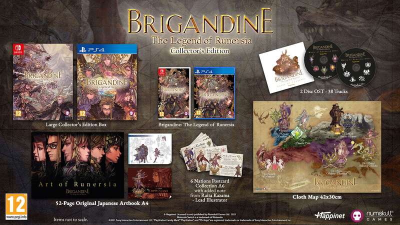 Brigandine: The Legend of Runersia - Collector's Edition (NS / Switch)(New) - Numskull Games 1500G