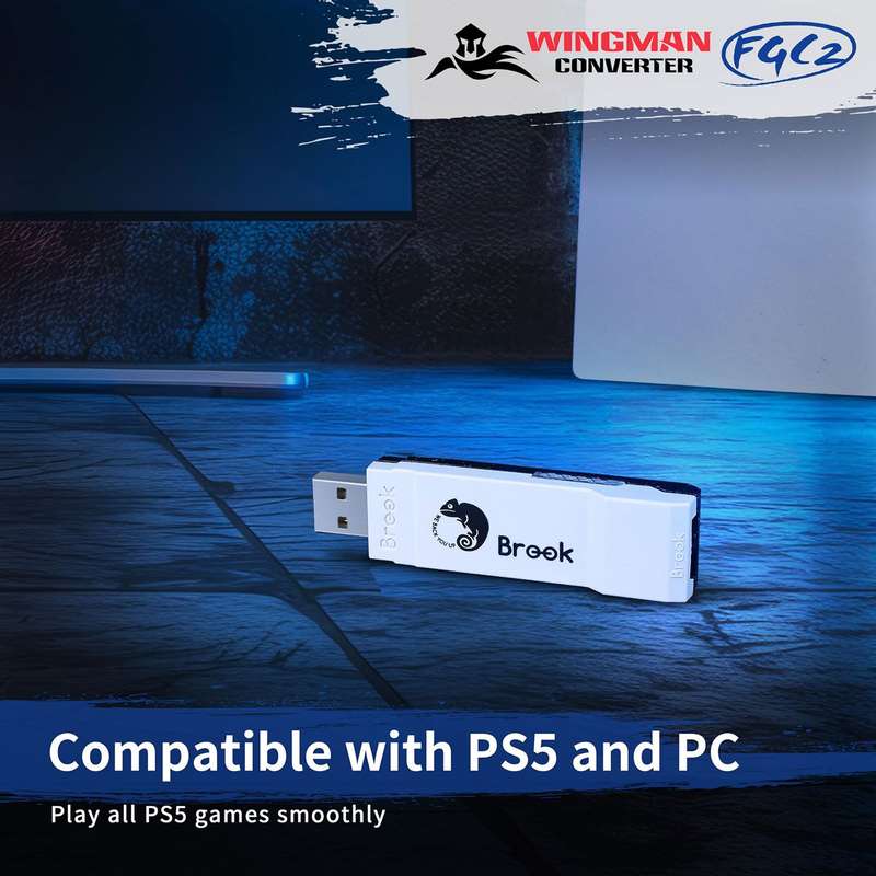 Brook Wingman FGC2 Converter (PC / PS5)(New) - Brook 250G