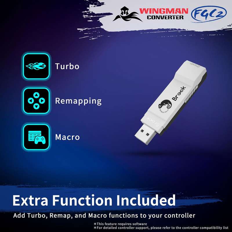 Brook Wingman FGC2 Converter (PC / PS5)(New) - Brook 250G