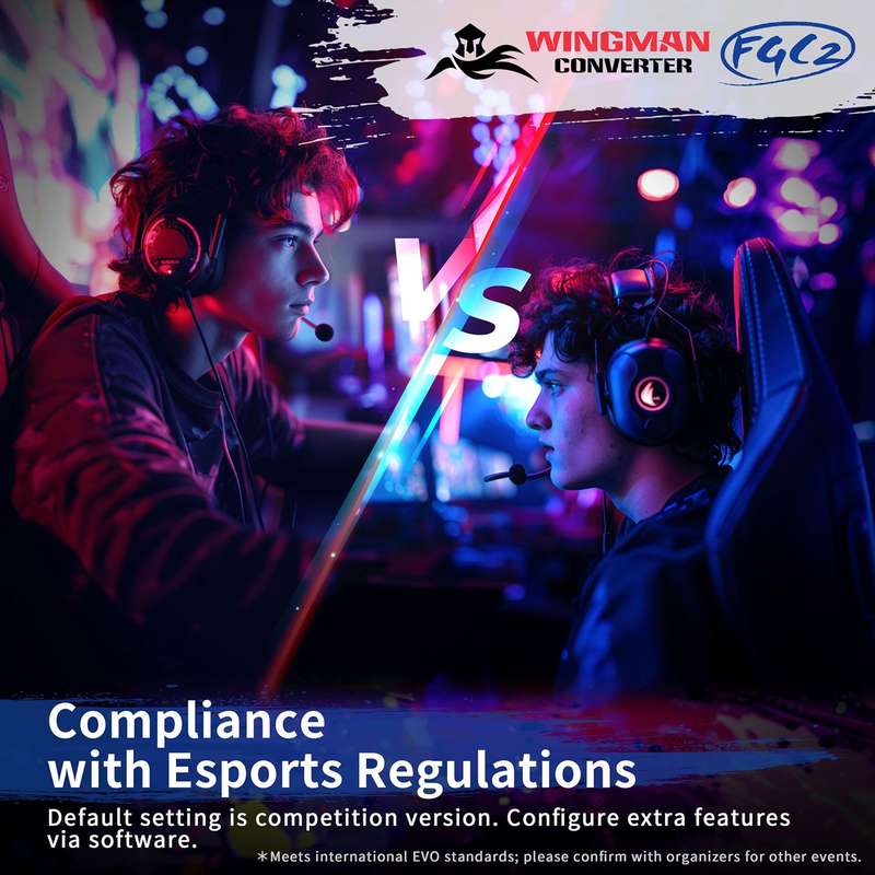 Brook Wingman FGC2 Converter (PC / PS5)(New) - Brook 250G