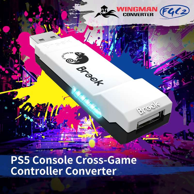 Brook Wingman FGC2 Converter (PC / PS5)(New) - Brook 250G