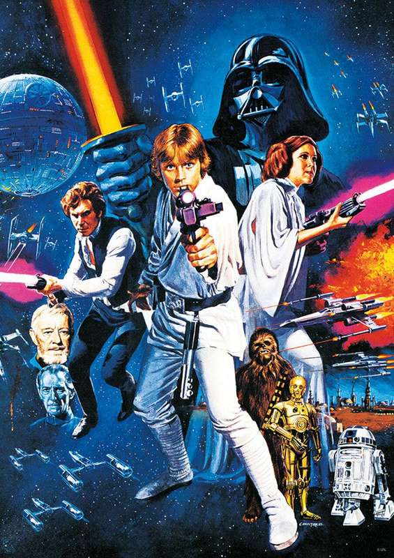 Star Wars: A New Hope Movie Poster - 300 Piece Puzzle (New) - Buffalo Games & Puzzles 700G