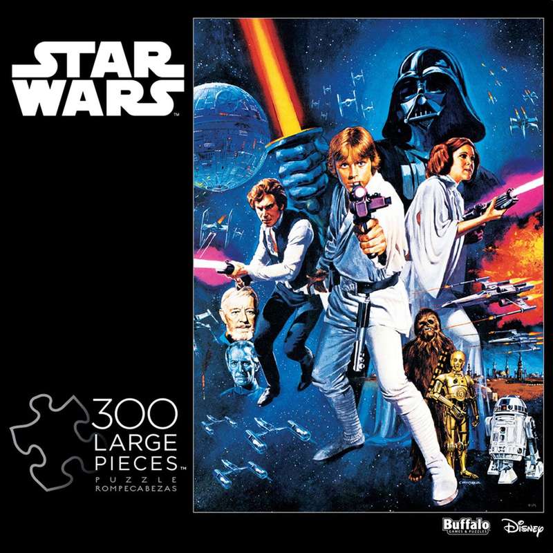 Star Wars: A New Hope Movie Poster - 300 Piece Puzzle (New) - Buffalo Games & Puzzles 700G