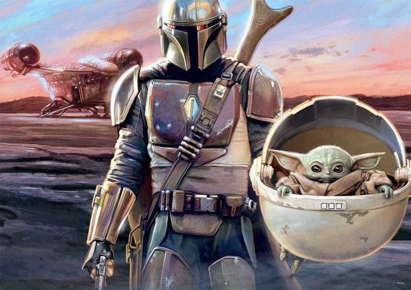 Star Wars The Mandalorian: This Is The Way - 500 Piece Puzzle (new) - Buffalo Games & Puzzles 800G