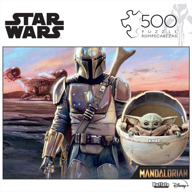 Star Wars The Mandalorian: This Is The Way - 500 Piece Puzzle (new) - Buffalo Games & Puzzles 800G