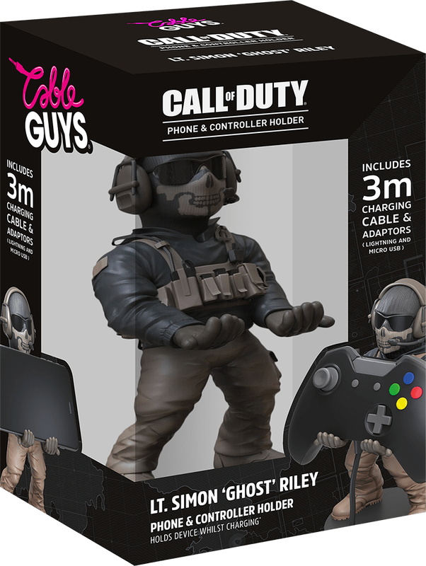 Cable Guys Phone & Controller Holder - Call of Duty: WWII LT. Simon 'Ghost' Riley (New) - Exquisite