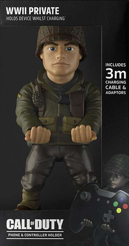 Cable Guys Phone & Controller Holder - Call of Duty: WWII Private (New) - Exquisite Gaming 1000G