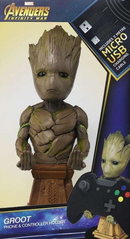 Cable Guys Phone & Controller Holder - Marvel Avengers: Infinity War - Groot (New) - Exquisite