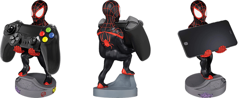 Cable Guys Phone & Controller Holder - Marvel Spider-Man - Miles Morales (New) - Exquisite Gaming