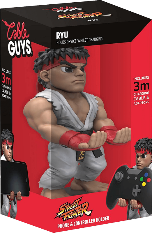 Cable Guys Phone & Controller Holder - Street Fighter - Ryu (New) - Exquisite Gaming 1000G