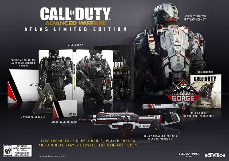 Call of Duty: Advanced Warfare - Atlas Limited Edition (NTSC/U)(PS4)(New) - Activision 360G
