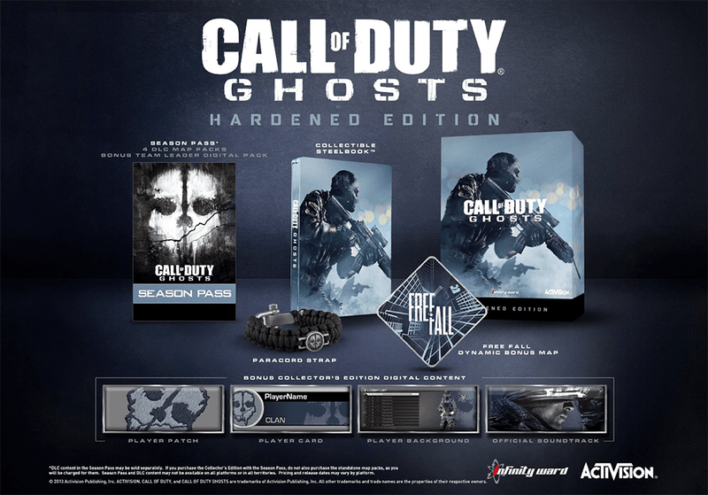 Call of Duty: Ghosts - Hardened Edition (Xbox 360)(New) - Activision 1000G