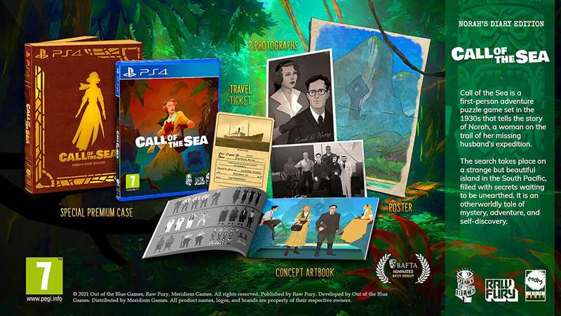 Call of the Sea - Norah's Diary Edition (PS4)(New) - Meridiem Games 250G