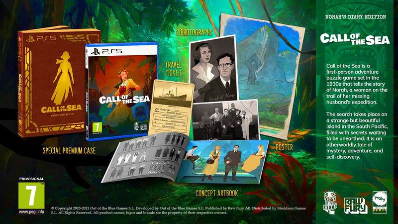 Call of the Sea - Norah's Diary Edition (PS5)(New) - Meridiem Games 250G