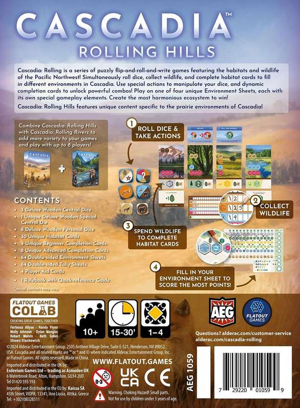 Cascadia: Rolling Hills (New) - Alderac Entertainment Group / AEG 1000G