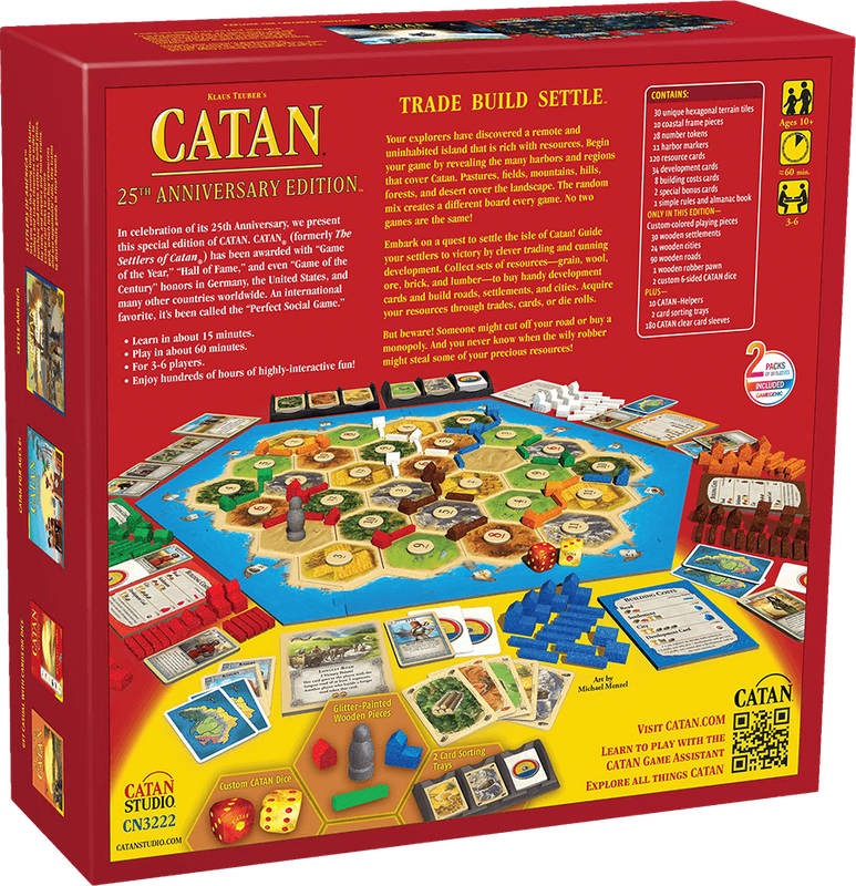Catan - 25th Anniversary Edition (New) - Catan Studio 2200G