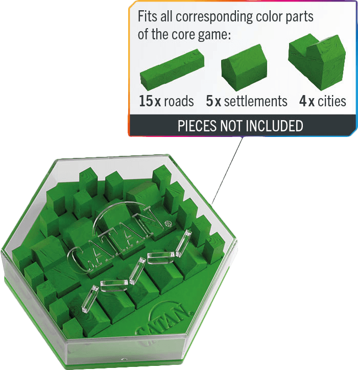 Catan Hexadocks Extension Set (New) - Gamegenic 400G