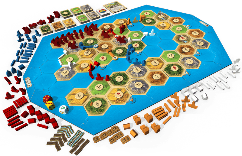Catan: Seafarers and Cities & Knights Scenario - Treasures, Dragons & Adventurers (New) - Catan