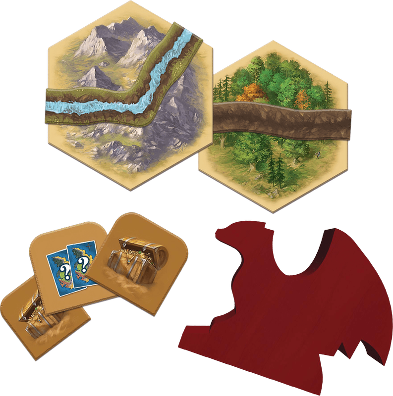 Catan: Seafarers and Cities & Knights Scenario - Treasures, Dragons & Adventurers (New) - Catan