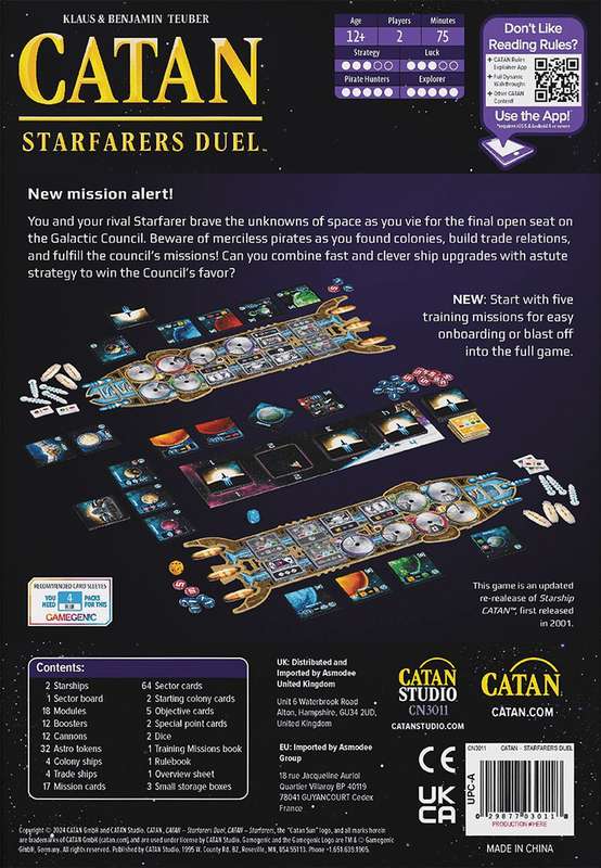 Catan: Starfarers Duel (New) - Catan Studio 1000G