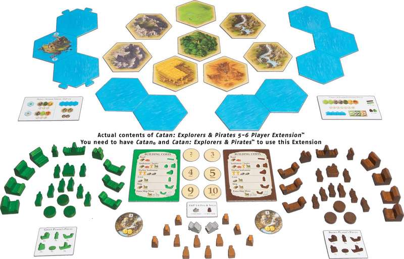 Catan: Explorers & Pirates - 5-6 Player Extension (New) - Catan Studio 1000G