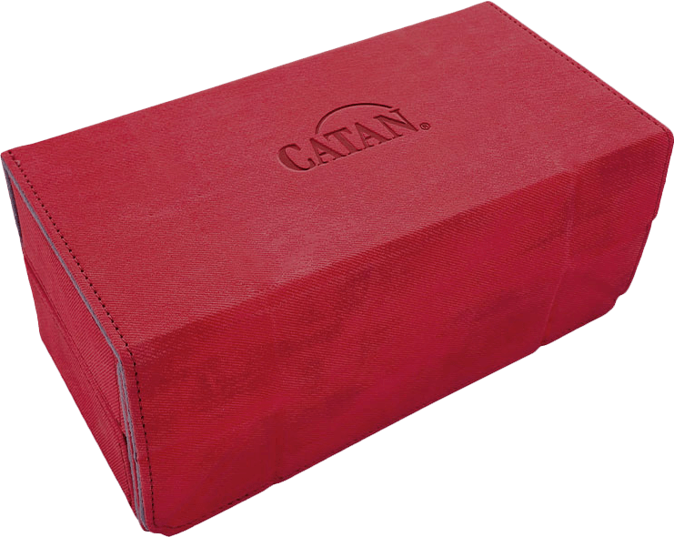 Catan Trading Post - Convertible Card Tray - Red (New) - Gamegenic 500G