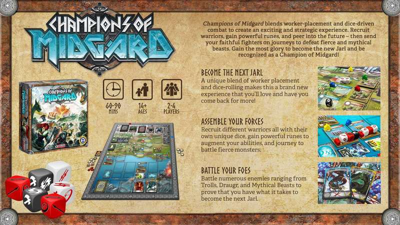 Champions of Midgard (New) - Grey Fox Games 1500G