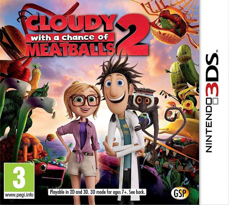 Cloudy with a Chance of Meatballs 2 (3DS)(New) - GSP Games 110G
