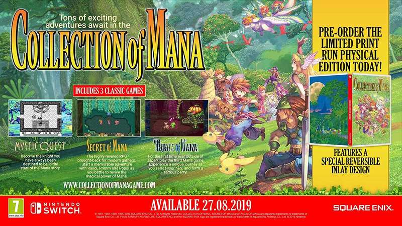 Collection of Mana (NS / Switch)(New) - Square Enix 100G
