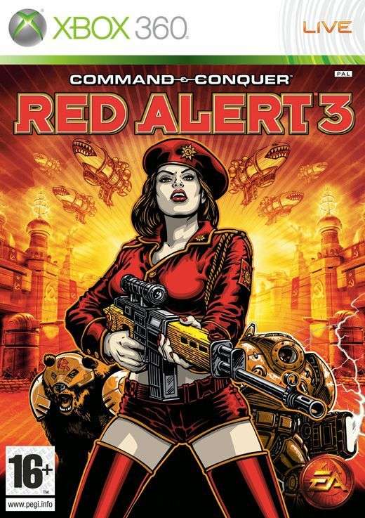Command & Conquer: Red Alert 3 (Xbox 360)(Pwned) - Electronic Arts / EA Games 130G