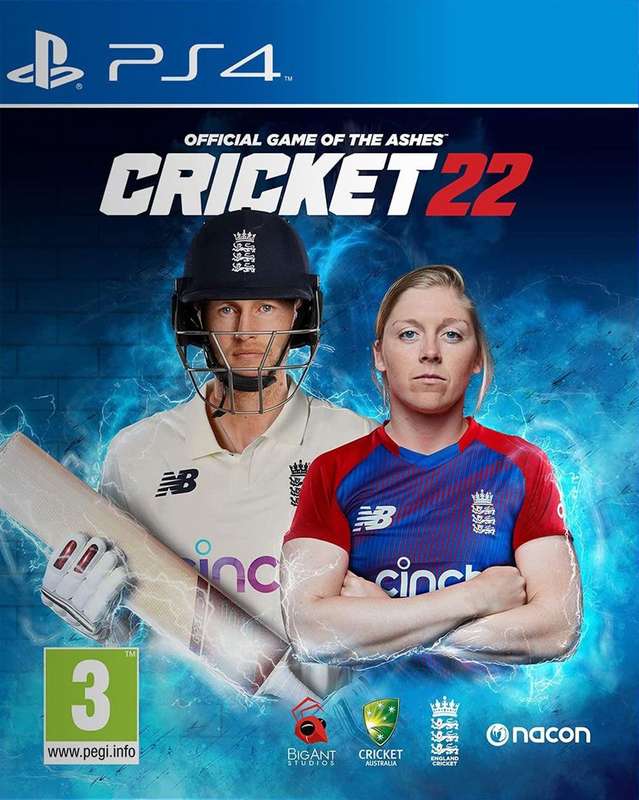 Cricket 22 - Official Game of the Ashes (PS4)(New) - Nacon 120G