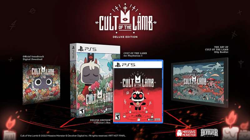 Cult of the Lamb - Deluxe Edition (NTSC/U)(PS5)(New) - Devolver Digital 500G