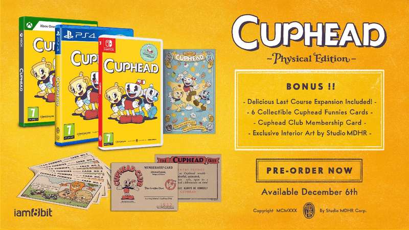 Cuphead - Limited Edition (NS / Switch)(New) - Iam8bit 850G