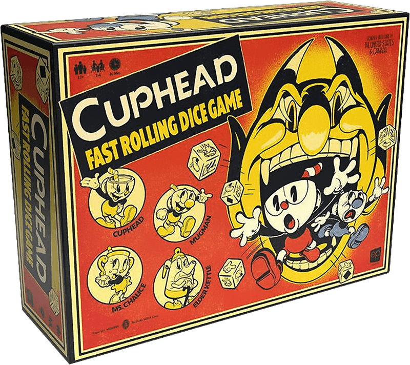 Cuphead - Fast Rolling Dice Game (New) - USAopoly / The OP Games 2800G