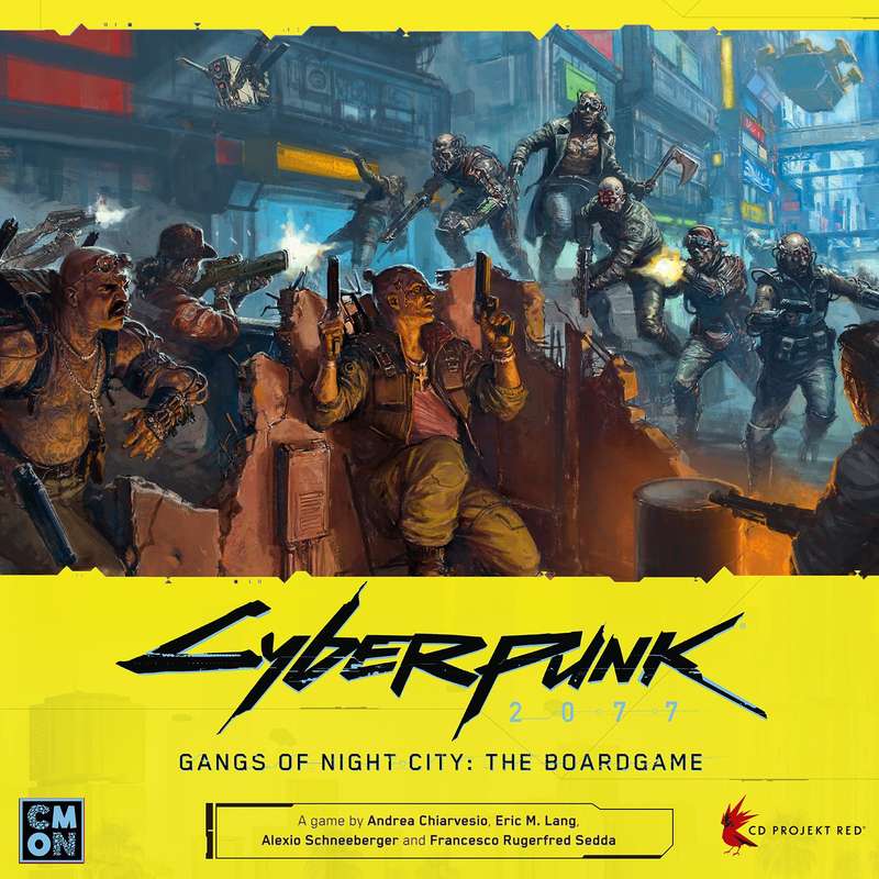 Cyberpunk 2077: Gangs of Night City - The Board Game (New) - CMON 2500G