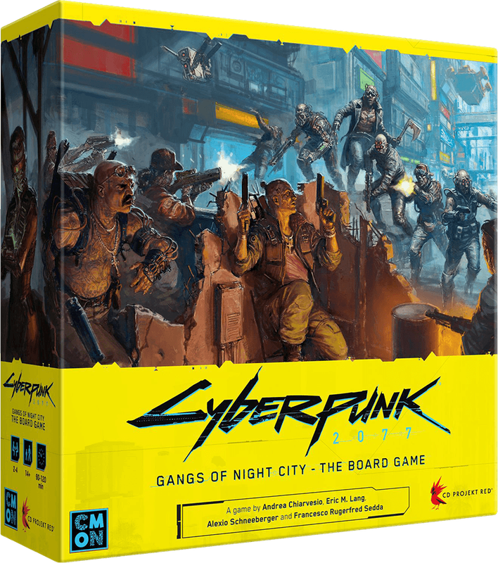 Cyberpunk 2077: Gangs of Night City - The Board Game (New) - CMON 2500G