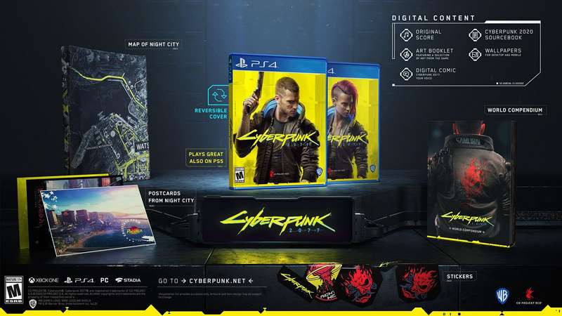 Cyberpunk 2077 (NTSC/U)(PS4)(New) - Namco Bandai Games 150G