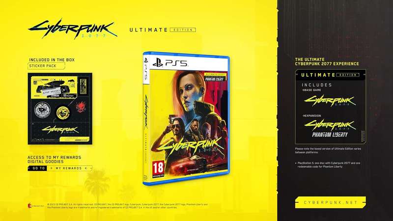 Cyberpunk 2077 - Ultimate Edition (PS5)(New) - Namco Bandai Games 90G