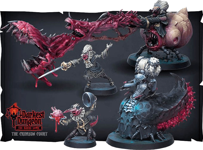 Darkest Dungeon: The Crimson Court - The Board Game Expansion (New) - Mythic Games 2500G