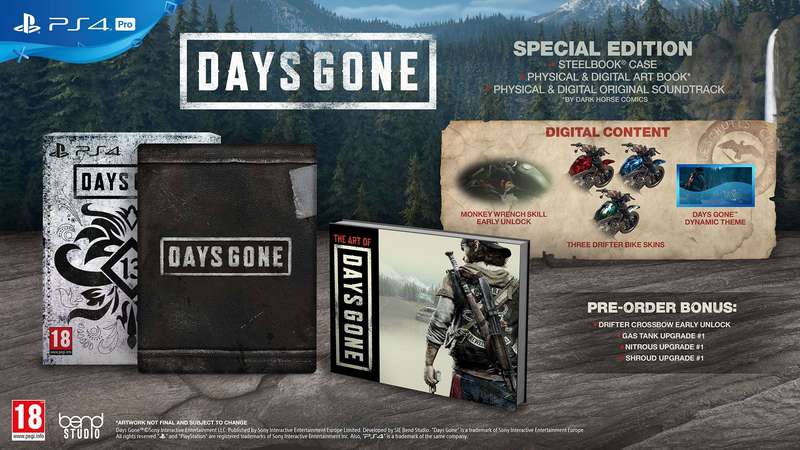 Days Gone - Special Edition (PS4)(New) - Sony (SIE / SCE) 200G