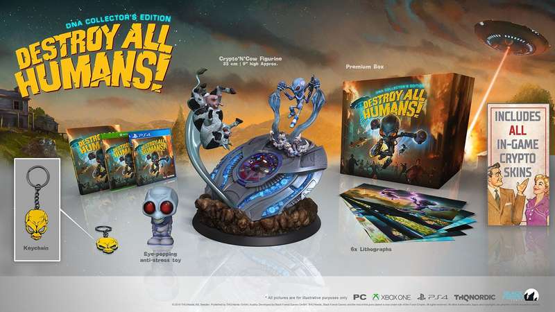 Destroy All Humans! - DNA Collector's Edition (PS4)(New) - THQ Nordic / Nordic Games 4000G