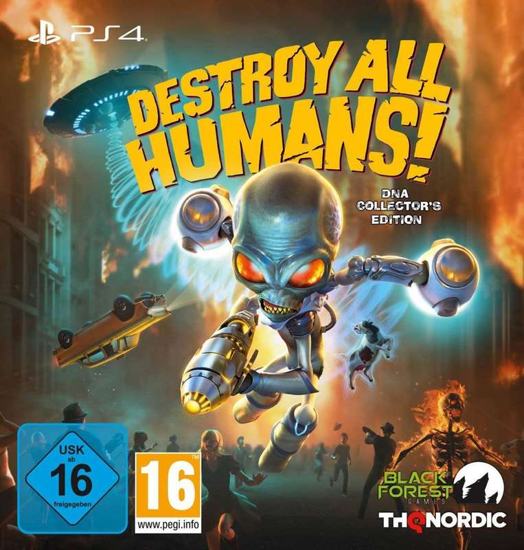 Destroy All Humans! - DNA Collector's Edition (PS4)(New) - THQ Nordic / Nordic Games 4000G