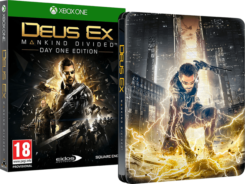Deus Ex: Mankind Divided - Day One Steelbook Edition (Xbox One)(New) - Square Enix 200G