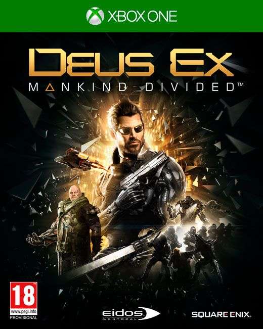 Deus Ex: Mankind Divided - Day One Edition (Xbox One)(New) - Square Enix 90G