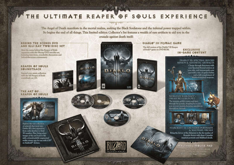 Diablo III: Reaper of Souls - Collector's Edition (Expansion Set)(PC)(New) - Blizzard Entertainment
