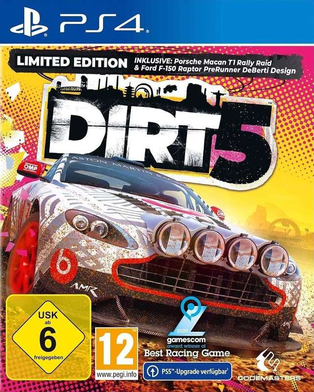 DiRT 5 - Limited Edition *Non-English Cover* (PS4)(New) - Codemasters 90G