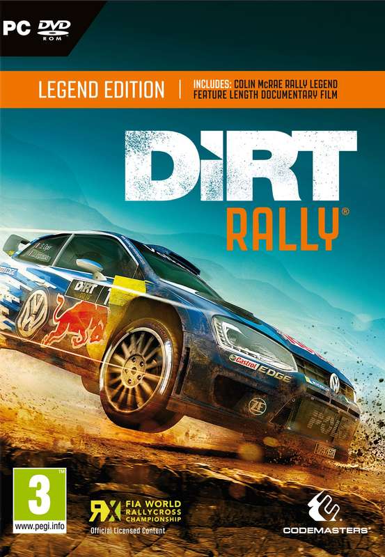 Dirt Rally - Legend Edition (PC)(New) - Codemasters 130G