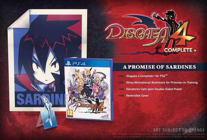 Disgaea 4 Complete+ - A Promise of Sardines Edition (PS4)(New) - NIS America / Europe 90G
