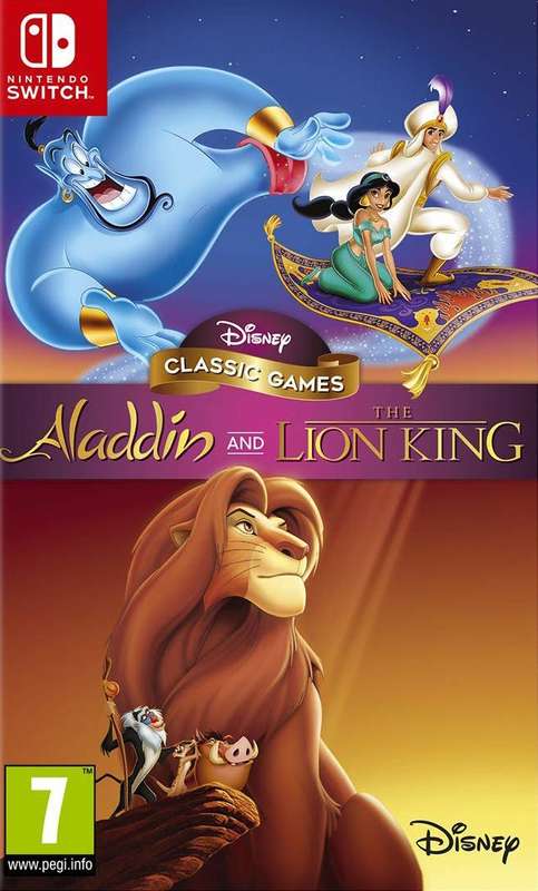 Disney Classic Games: Aladdin and The Lion King (NS / Switch)(New) - Nighthawk Interactive 100G